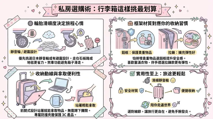 私房選購術：行李箱這樣挑最划算