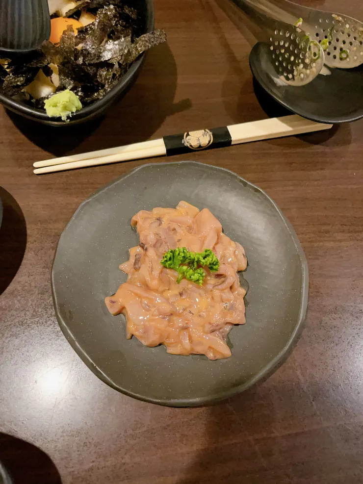 「鹽漬辛花枝」