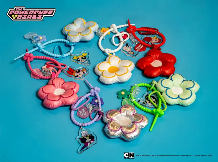 《飛天小女警》_花朵鑰匙圈吊飾$229