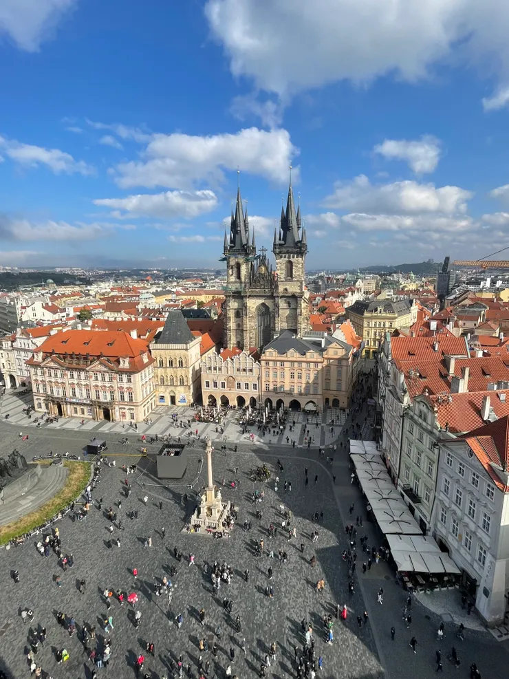 俯瞰布拉格廣場