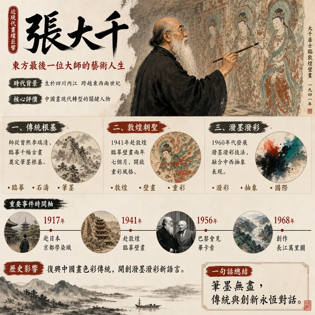 張大千-民國書畫藝術家