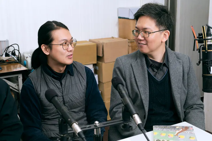 （圖說：施以諾老師從「中風」的滑鼠體會到不同人生視角。）