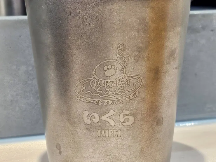 ＃水杯上有印上『Taipei』，非常特製