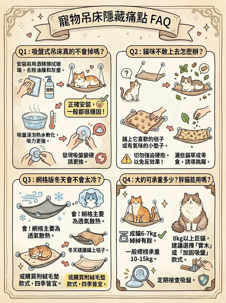 寵物吊床常見問題FAQ