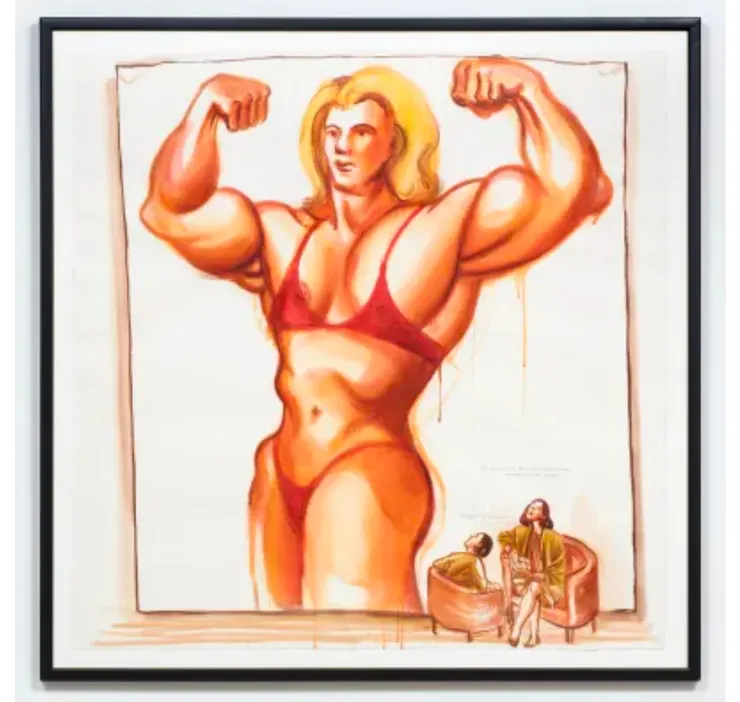 Nicole Eisenman: The Largest Woman, 1994.