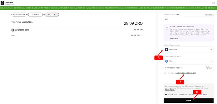 空投日誌#15｜Layerzero 空投，領取教學，$ZRO