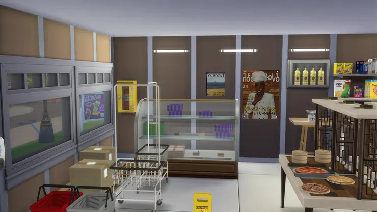 旁邊有糕餅櫃，但我沒過去看。這些貴價貨不是我的目標。