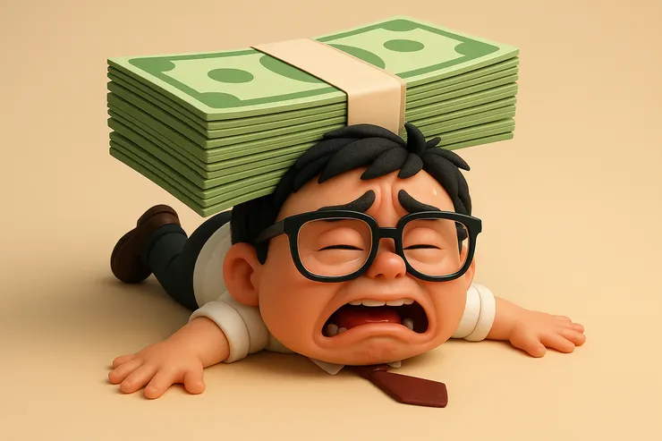 被錢砸的感覺如何？（錢不是你的）