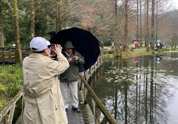 一月初，天氣還冷著。