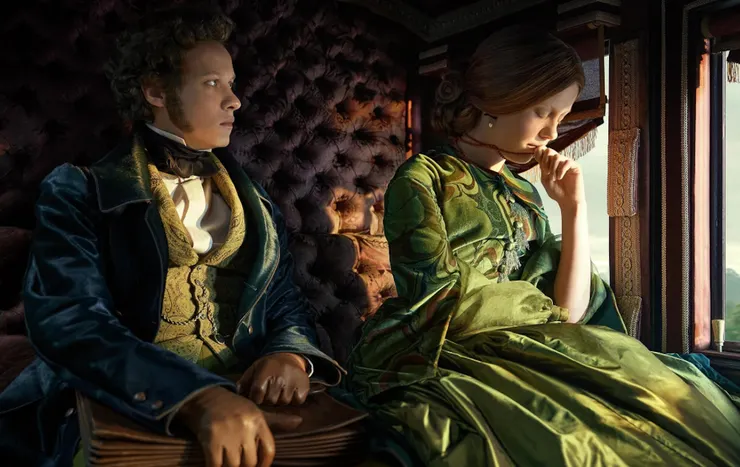 男主弟弟威廉及未婚妻伊麗莎白，resource from IMDB