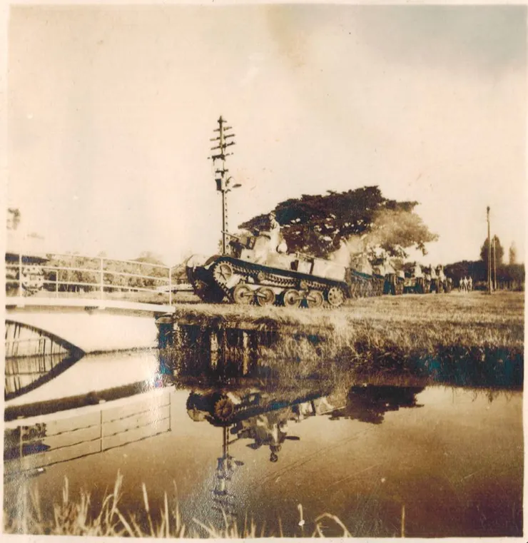 日本軍隊曾將倫披尼公園作為軍營使用,記錄於 1942 年 1 月 2 日(照片來源:Thongchai Likhitphonsawan 先生)