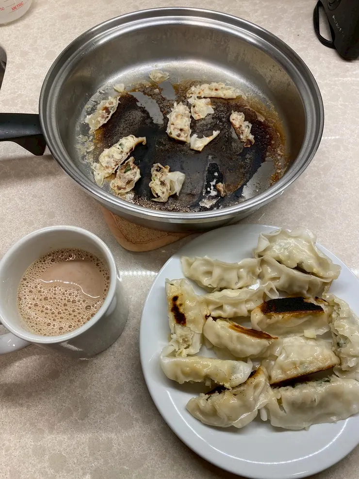 記得把焦黑的部分挑掉，不能食用