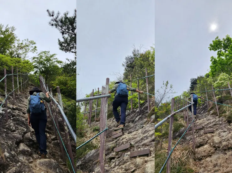 登上母馬耳峰的最後一哩路