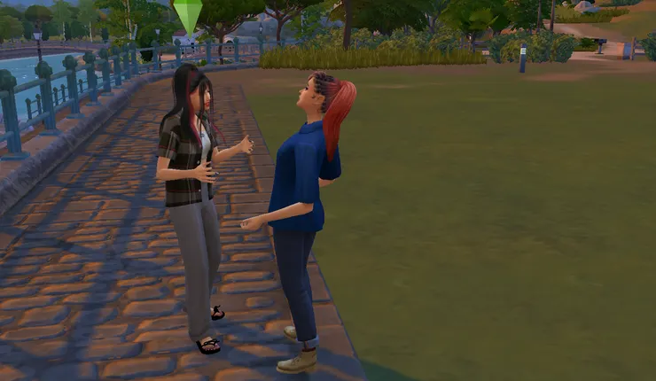 葛瑞塔聽到希恩交友困難很驚訝...