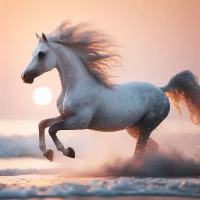 An Arabian horse 來源: DALL E3