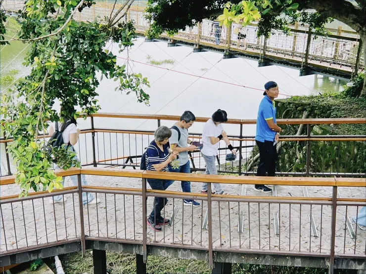 美麗的峨眉湖風景