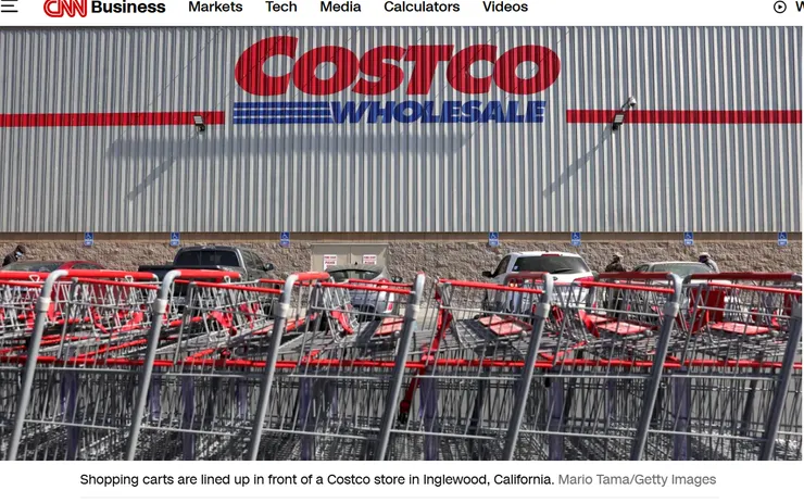 圖片及新聞英文原文出處https://edition.cnn.com/2025/02/01/business/costco-teamsters-strike/index.html