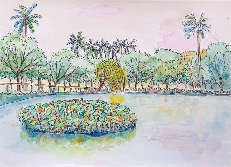 國父紀念館荷花池