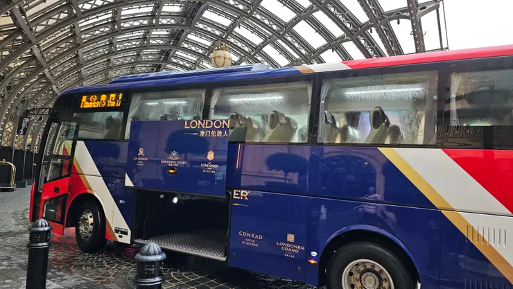 這是澳門倫敦人的免費穿梭巴士!