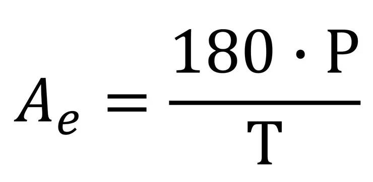 齒均分電氣角度計算式