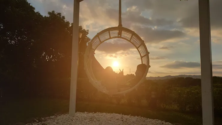 哥哥入照，弟弟拍照