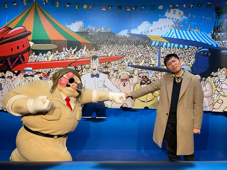 紅豬經典場景出現了。