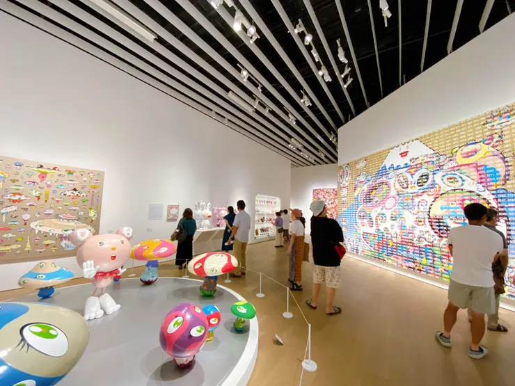 「もののけ」展覽現場照,日本京瓷美術館,攝於2024年。