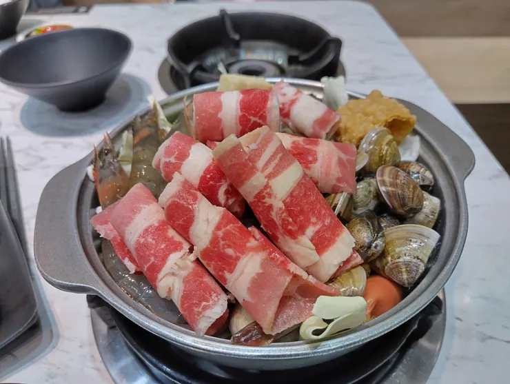 鮮蝦蛤蜊鍋