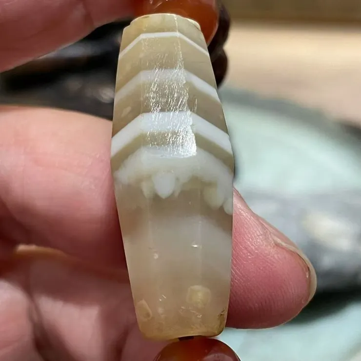 老纏絲瑪瑙天珠