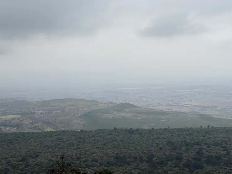天氣雖然不是非常好，但還是有一望無際的綿延感