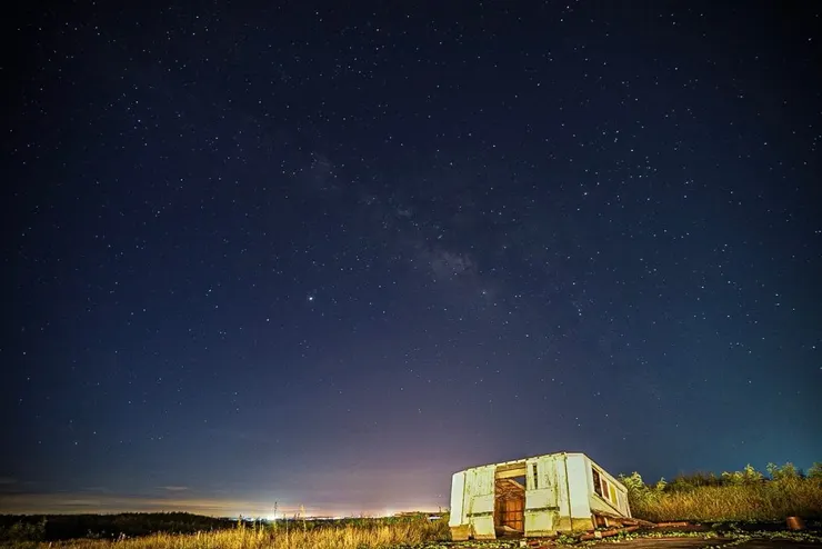 晚上也是銀河拍攝點之一