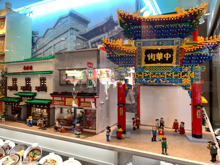 橫濱中華街迷你積木場景