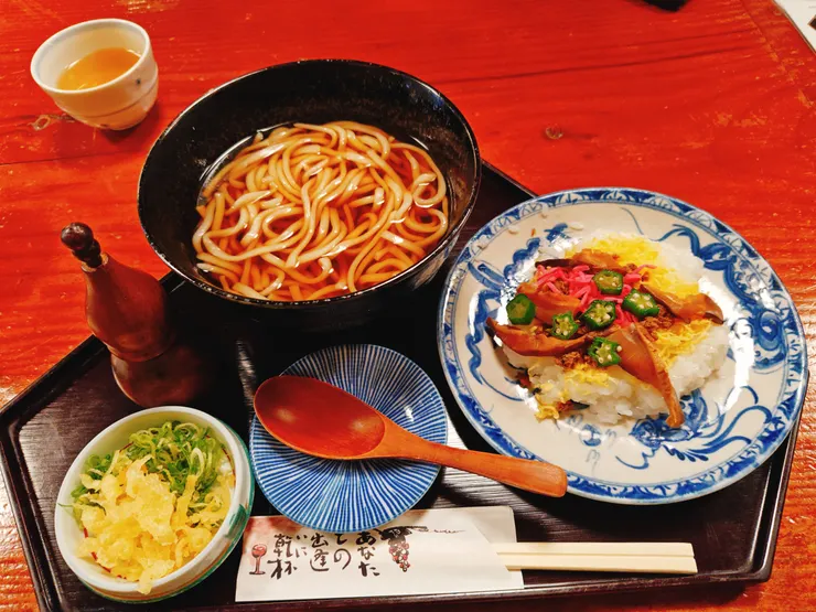 熱湯烏龍麵 丹後散壽司