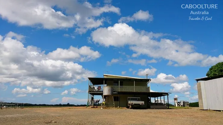 Caboolture 農場小屋，四周都是草莓園