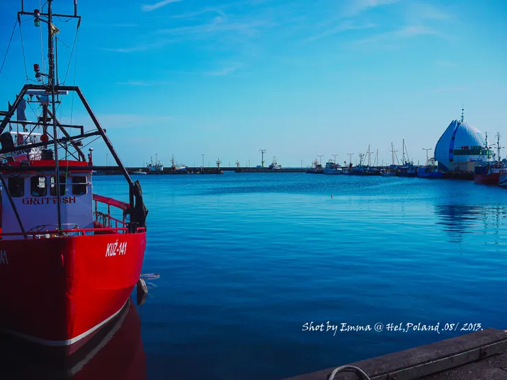 Hel pier shot by Emma@ hel,Poland.08/2013.