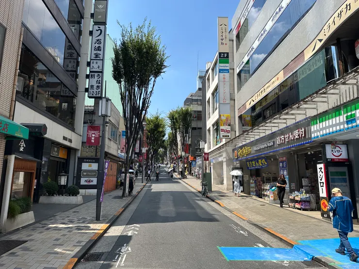 天氣熱到沒心思去好好逛神樂坂