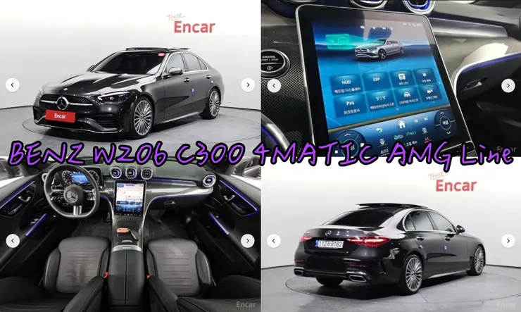 韓規BENZ W206 C300 4MATIC AMG Line外匯車。代辦賓士 W206 C300 4MATIC AMG Line韓規外匯車車源分享。