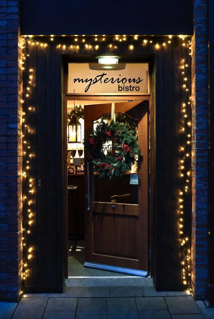 神秘餐酒館(以AI製作)