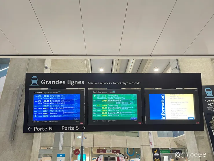 有火車班次可以看自己在哪個月台