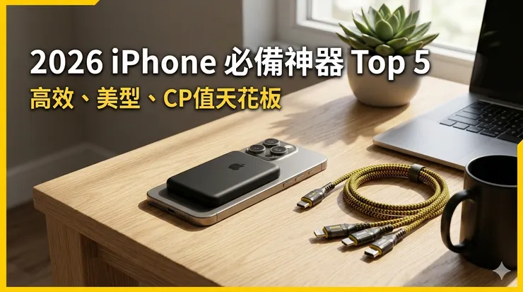 【iPhone必備 手機配件】Top 5 必買推薦