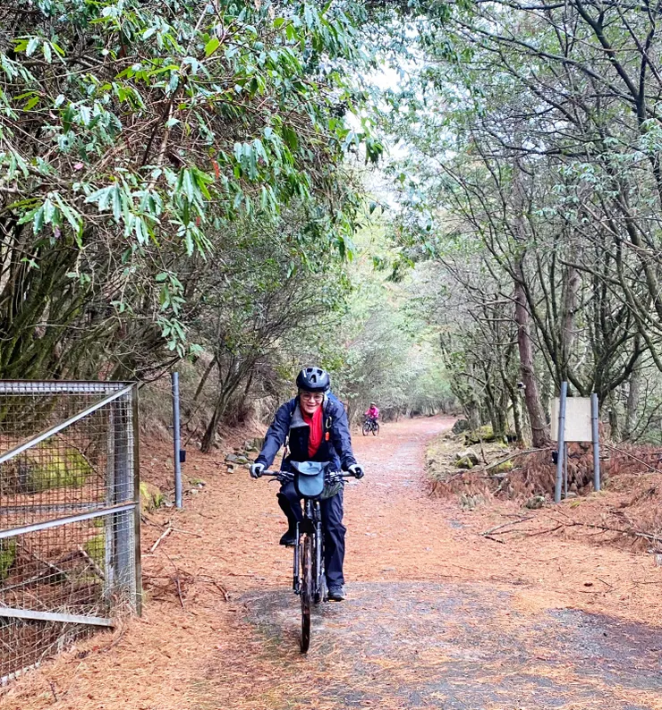▲14：35回到神木停車場，結束本日4 小時 48 分的騎走行程。