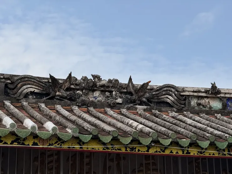 灰塑，普寧市北門村吳氏宗祠（作者自攝）