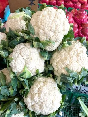 真的是朵白花的花椰菜