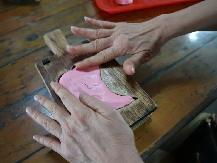 在新竹這個客家城,很多地方都可體驗自製客家美食@麥克田園