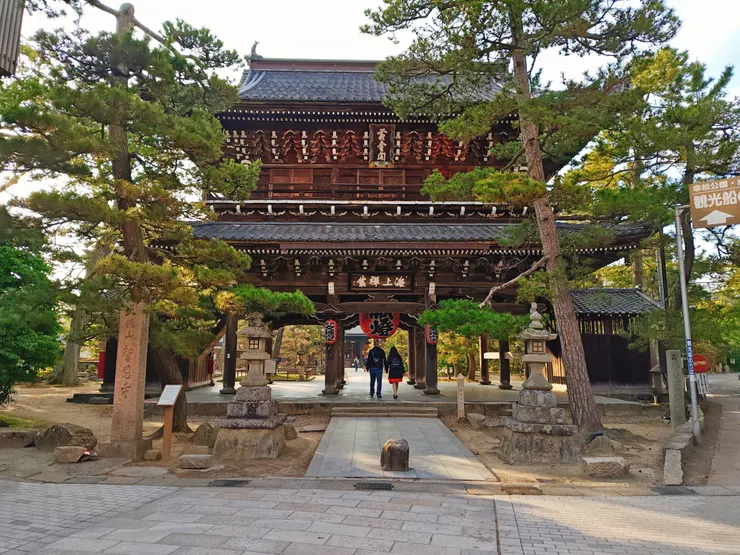 夕陽下的智恩寺