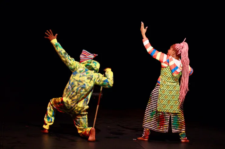 《轉轉生 Re:INCARNATION》演出影像。／影像提供：臺北表演藝術中心（©herve veronese Centre Pompid）