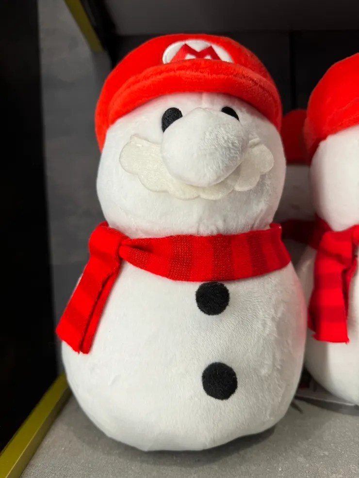 瑪利歐的聖誕老人版胖娃娃,有大、中、小