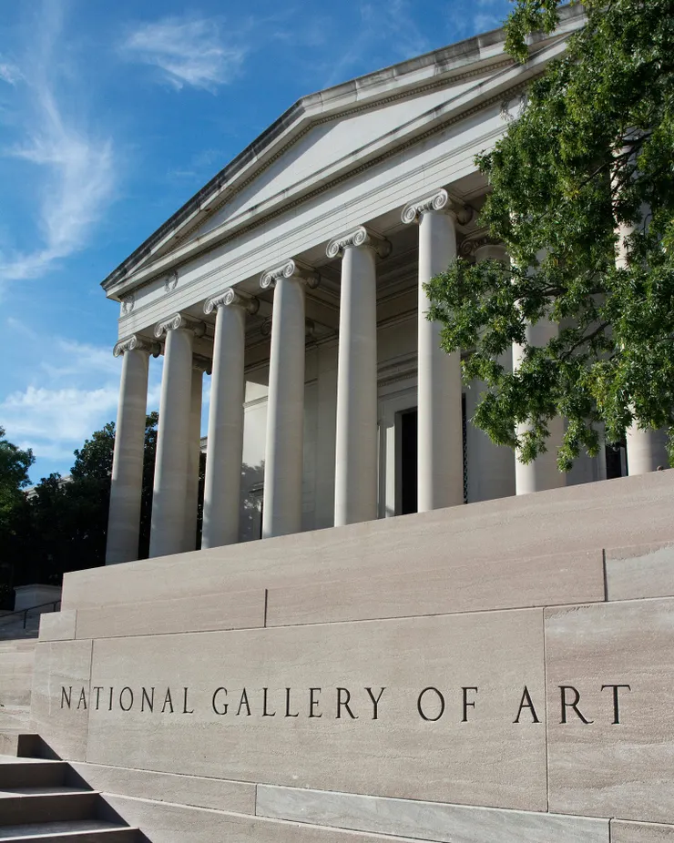 華盛頓特區國家藝廊的入口  圖片來源：Douglas Rissing/Getty Images