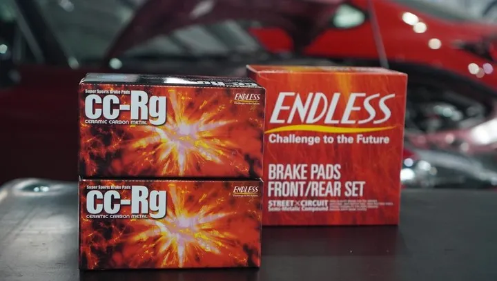 極限耐操! 頂級賽道用來令片- ENDLESS CC-Rg使用心得分享(MX72 Plus, RF-650, 煞車油 )