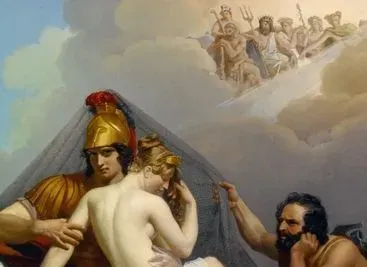 火神伏爾甘用網抓住老婆偷情，引來眾神觀看